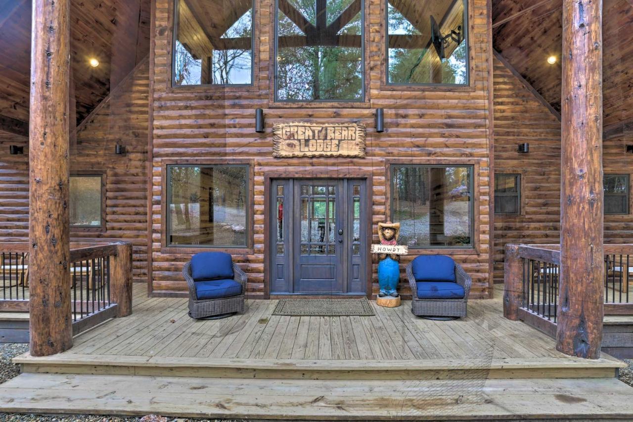 Luxe 'Great Bear Lodge' With Spa, Fire Pit, And Views! Broken Bow Εξωτερικό φωτογραφία