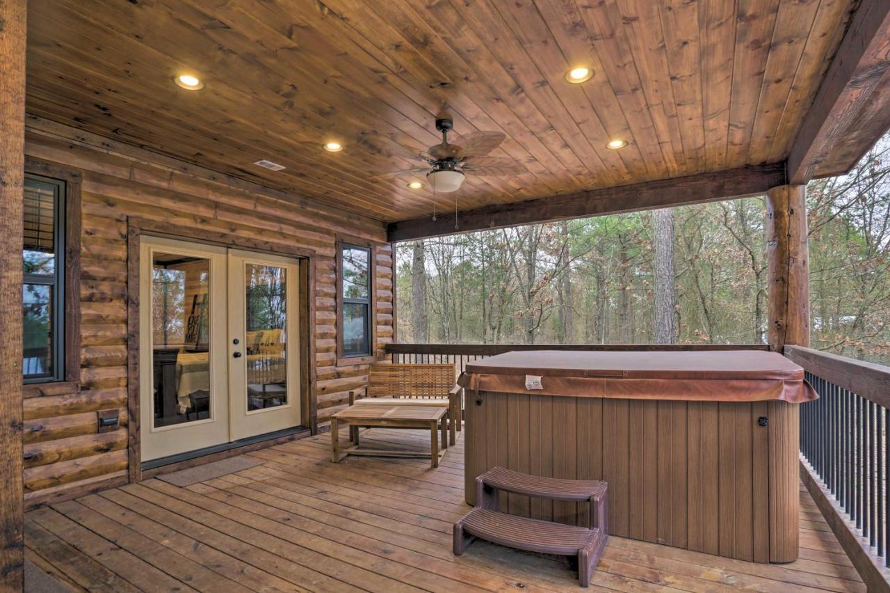 Luxe 'Great Bear Lodge' With Spa, Fire Pit, And Views! Broken Bow Εξωτερικό φωτογραφία